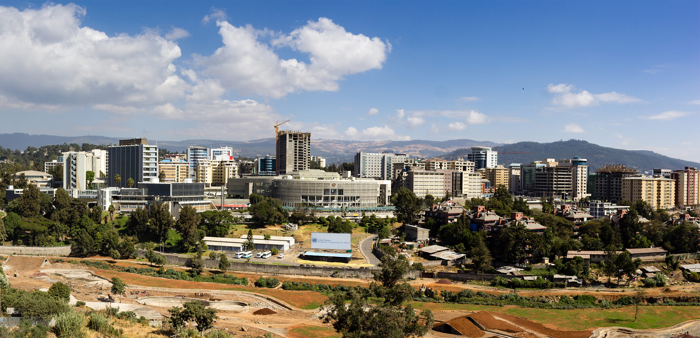 Panorama di Addis Abeba