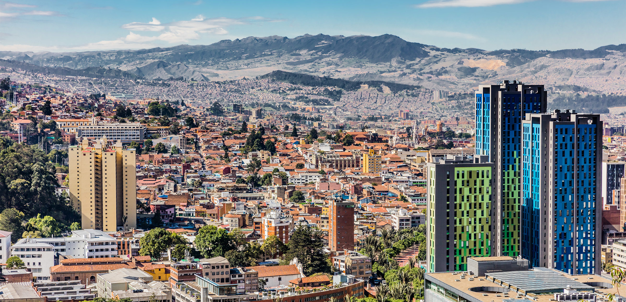 Panorama of Bogota