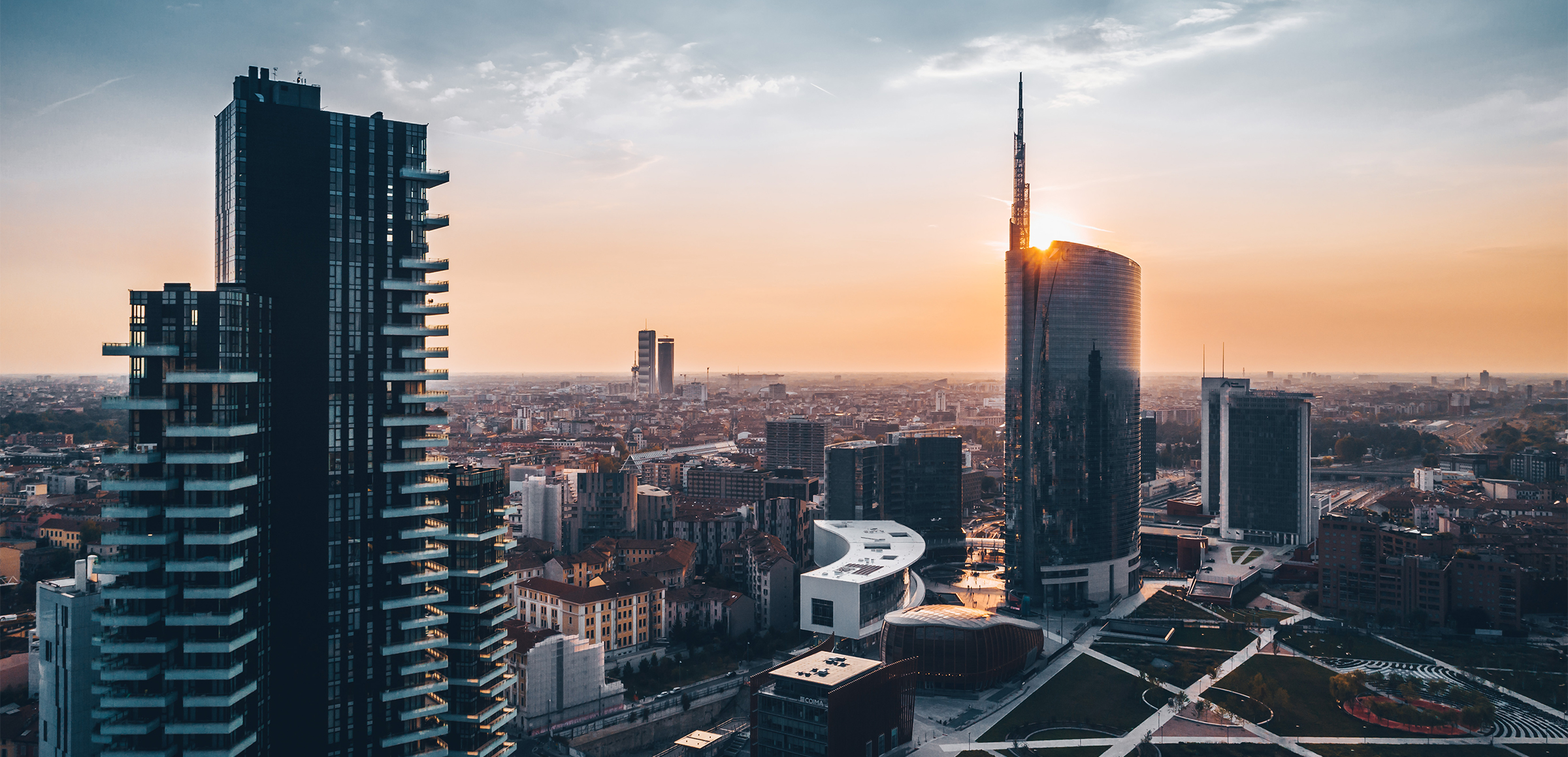 Panorama of Milan