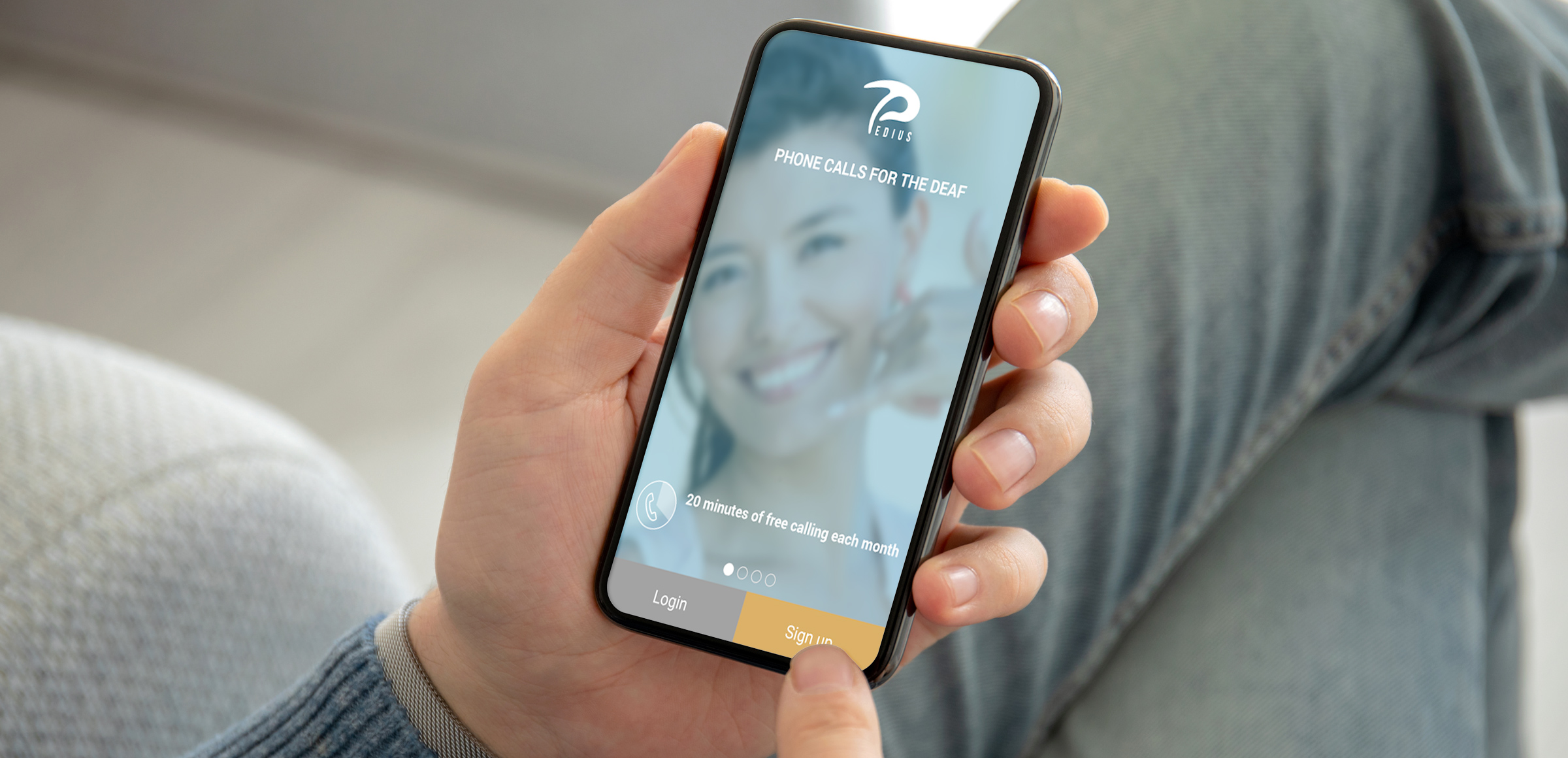 Deaf people can communicate easier with Pedius | Enel Group