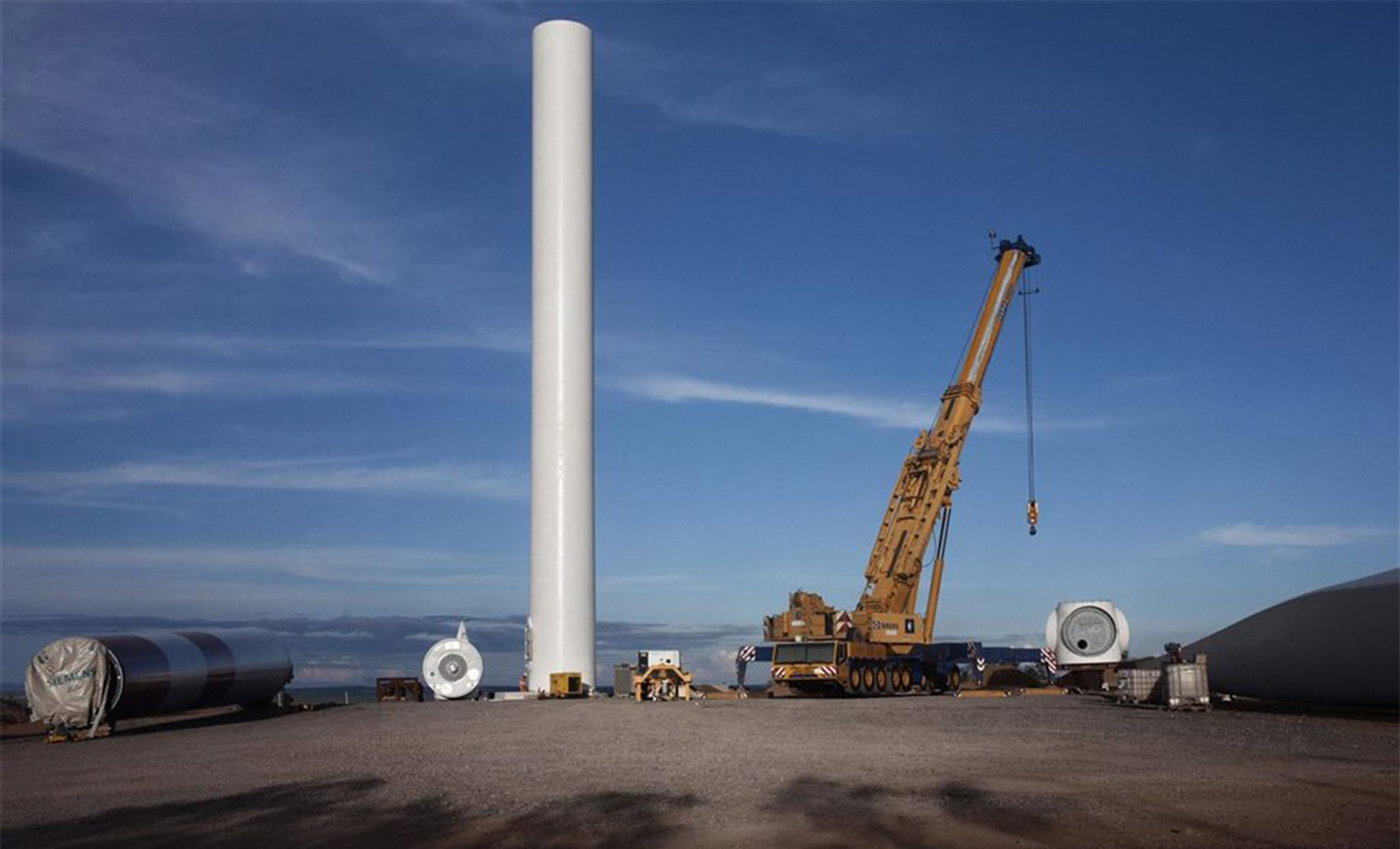 Costruzione pala eolica in Brasile  - Enel.com