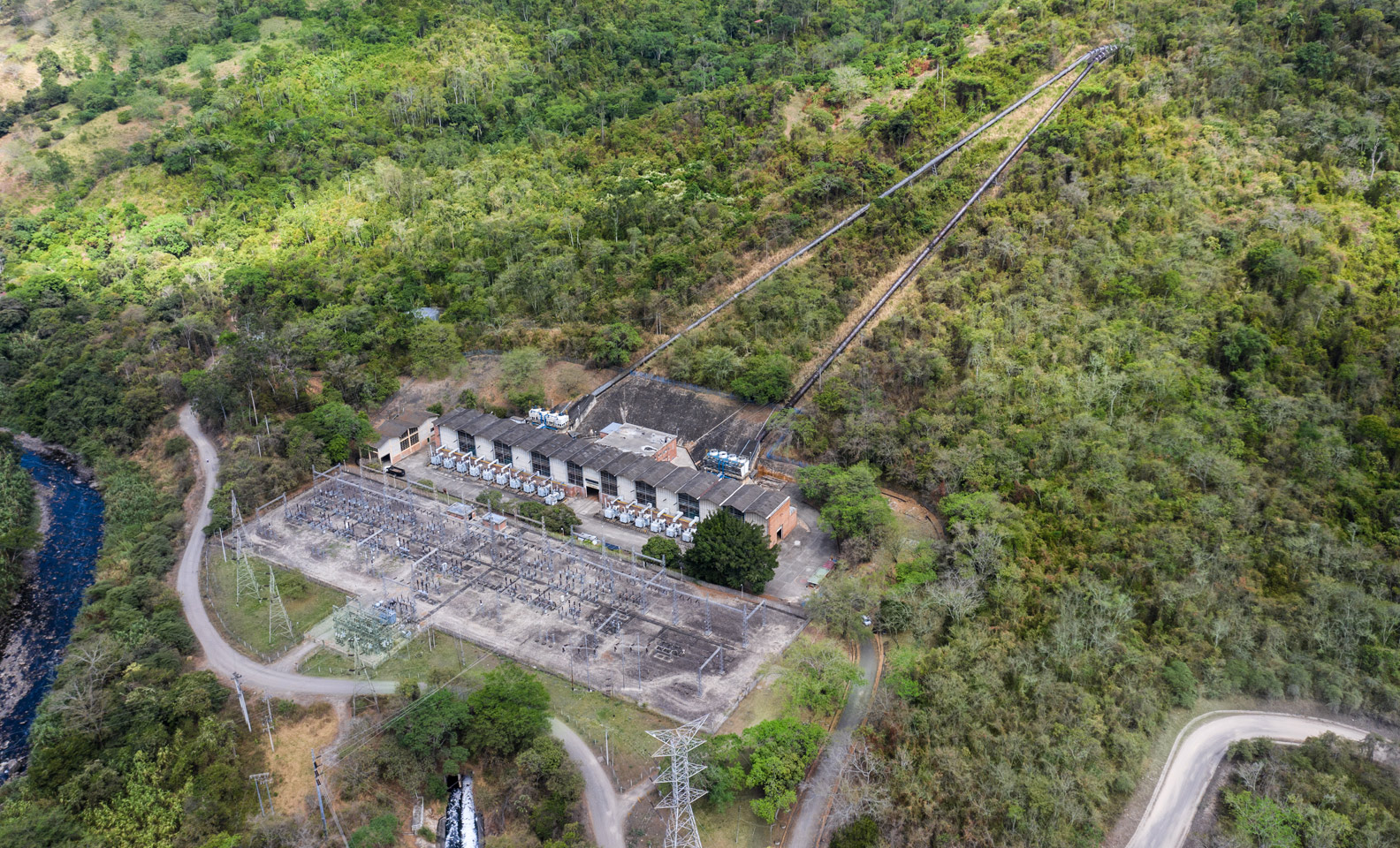 Planta de generación térmica Darío Valencia en Colombia